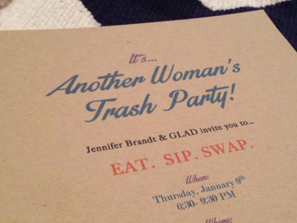 Trash Party Invite