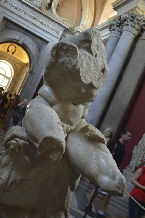 Sculptures of the Vatican Museum; The Prophet Jonah (Had to take it!)