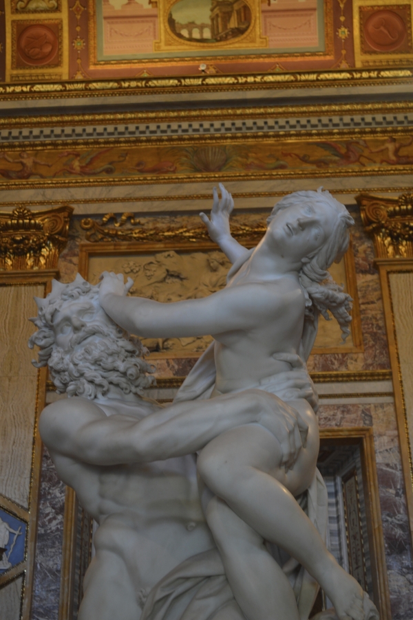 Bernini's Apollo and Daphne depicted in the Rape of Prosperina 