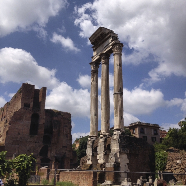 Remains of the Roman Forum. Taken with my iPhone. No filter!