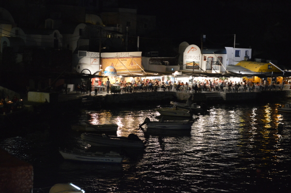 Ammoudi  Bay at Night