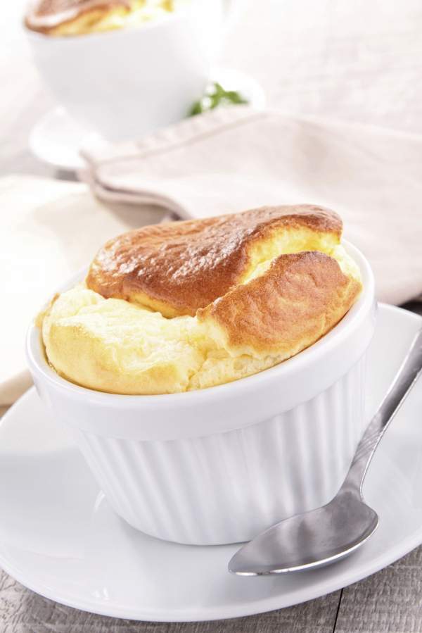 egg and cheese souffle